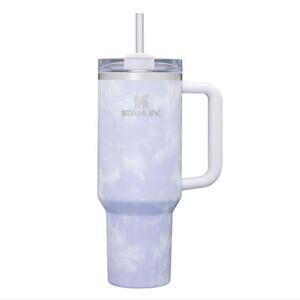 Stanley Wisteria Purple White Tie Dye 40 Oz Tumbler Discontinued Quencher H.20